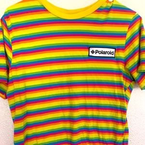 Men’s small comfy Polaroid tee 🧡